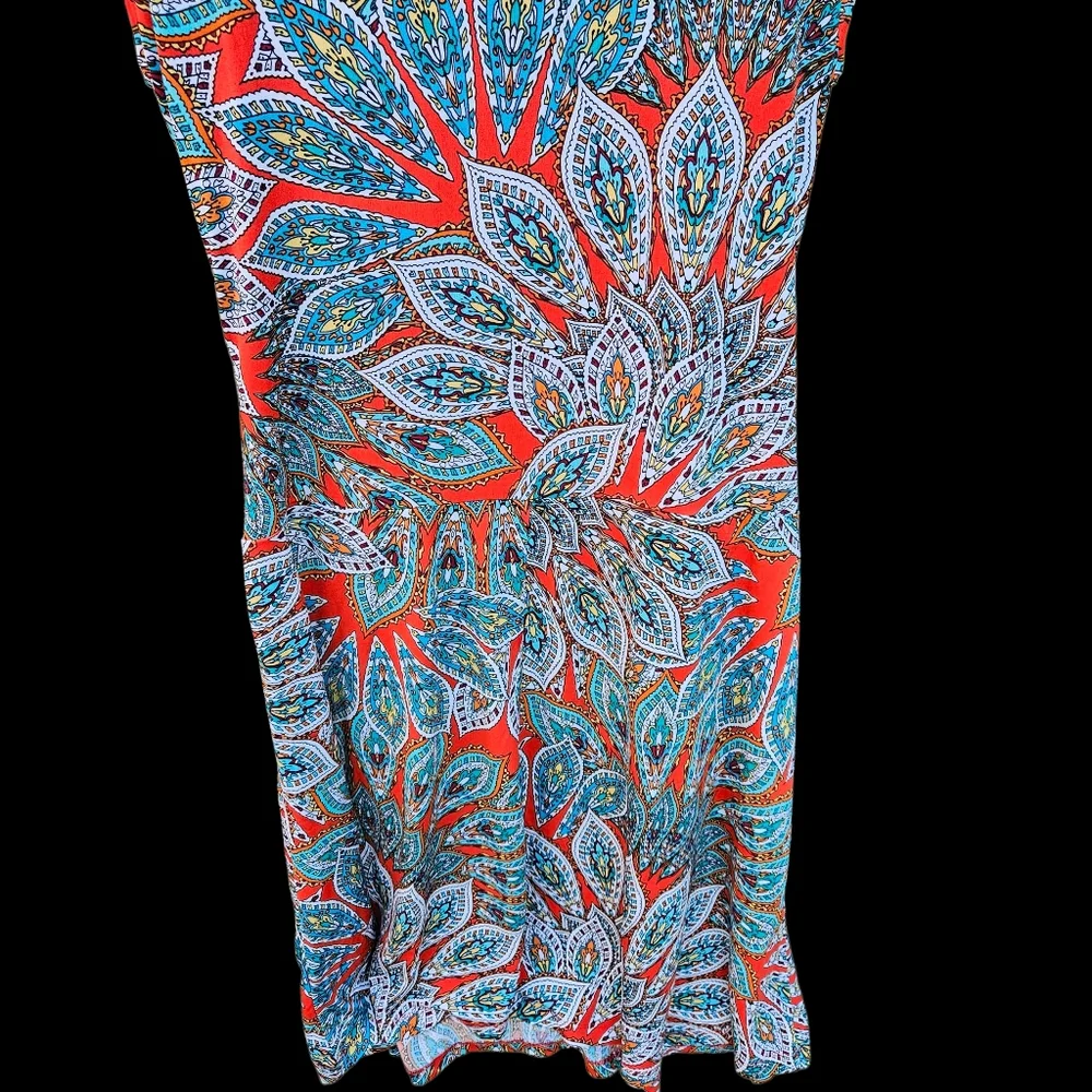 Enfocus Studio Patterned Mini Dress Women Size 14 - Picture 15 of 16